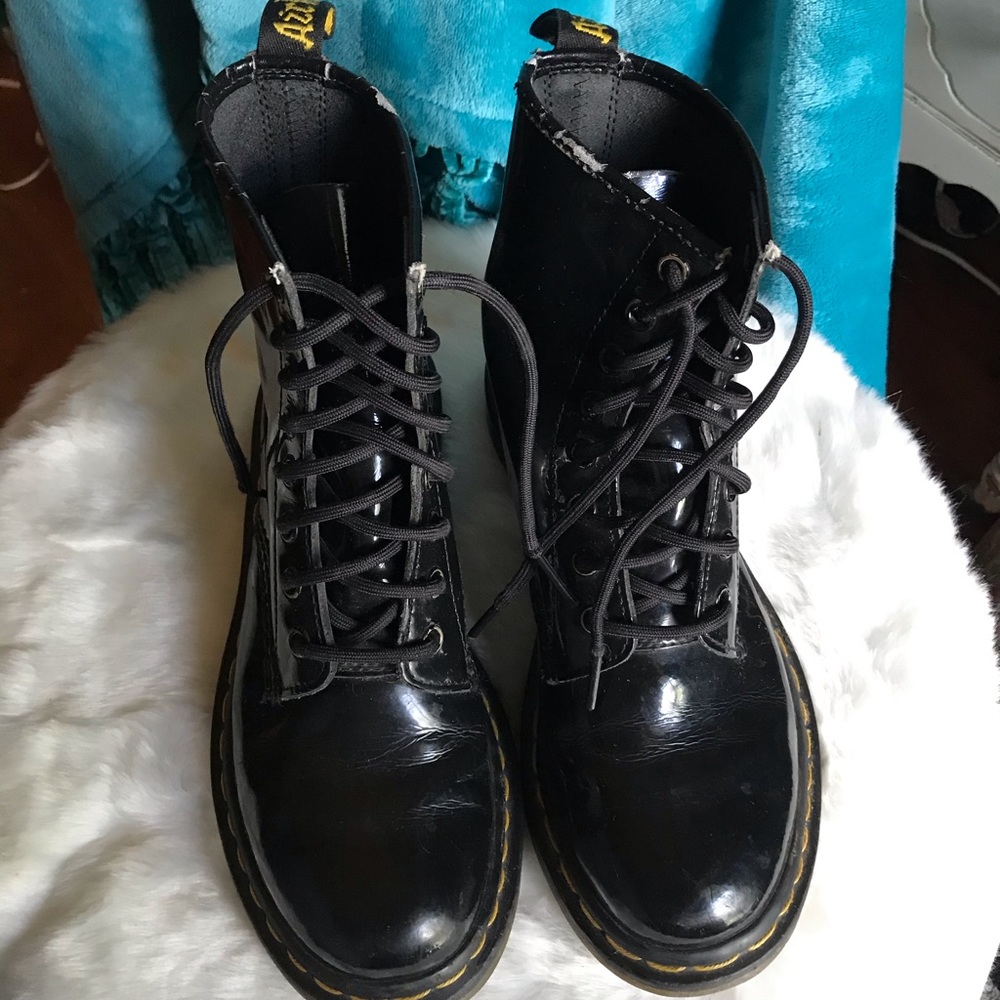 Women’s Black Lace-Up Dr. Martens Boots